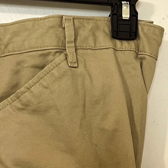 Lee relaxed fit classic 4 pocket style women pants size 16 medium color flax - Picture 15 of 15